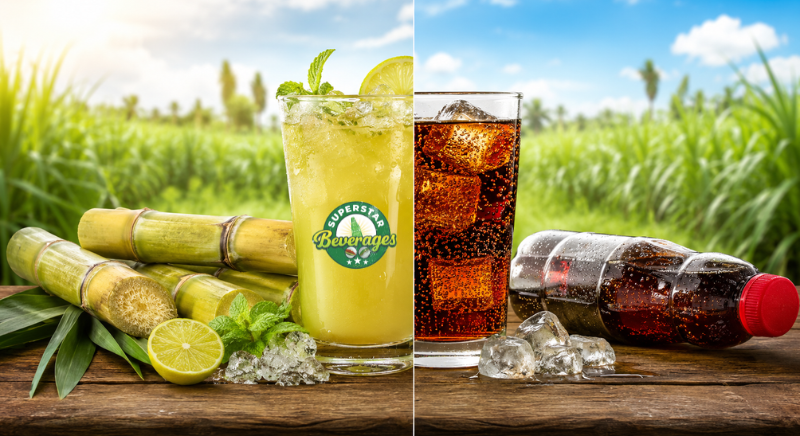 Sugarcane Juice vs Soft Drinks – Which One Is Better for Your Health?